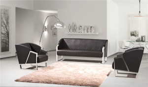 Modern Design Sofa Office Sofa Metal Leg Sofa Leisure Sofa