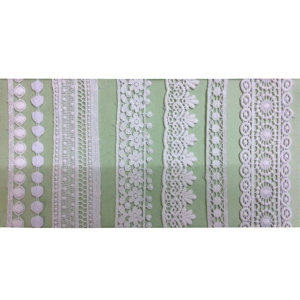 100% Cotton Polyester Embroidery Garment Polyester Trimming Lace (1760)